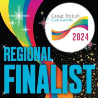 Great British Care Awards Regional Finalist 2024 Great British Care Awards Regional Finalist 2024